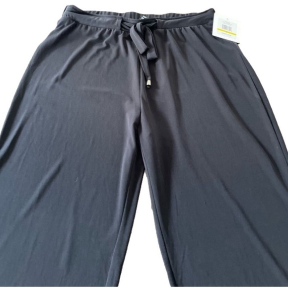 Ellen Tracy Essential Drawstring Black Comfortable Pants Size Medium - Picture 3 of 11